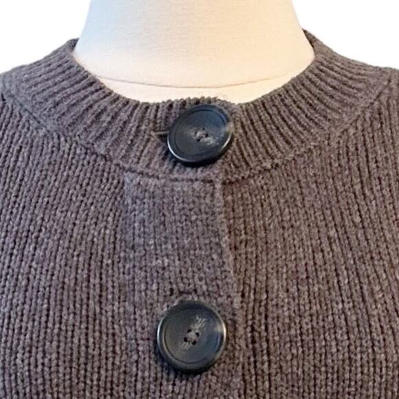 VINCE Babydoll Cardigan Sweater Jacket M - Picture 5 of 16